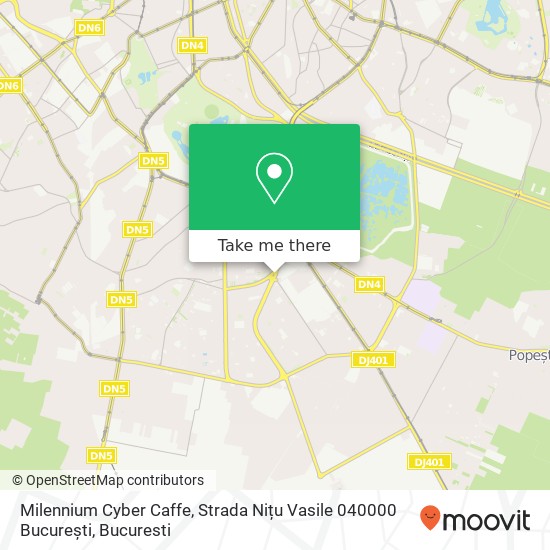 Milennium Cyber Caffe, Strada Nițu Vasile 040000 București map