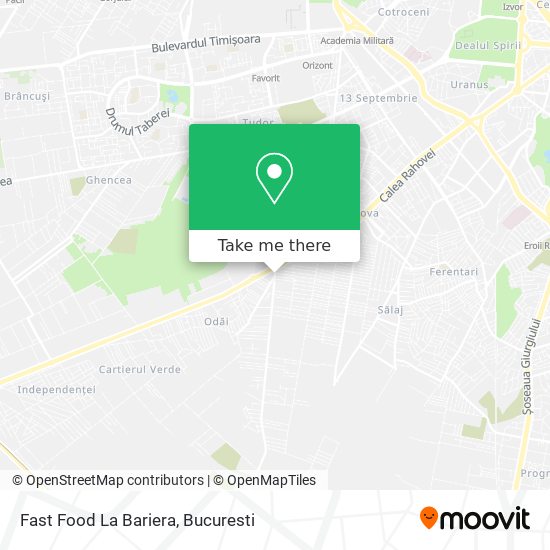 Fast Food La Bariera map