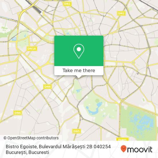 Bistro Egoiste, Bulevardul Mărășești 2B 040254 București map