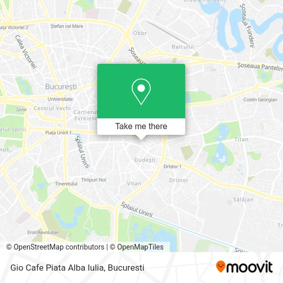 Gio Cafe Piata Alba Iulia map