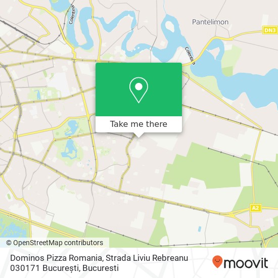 Dominos Pizza Romania, Strada Liviu Rebreanu 030171 București map