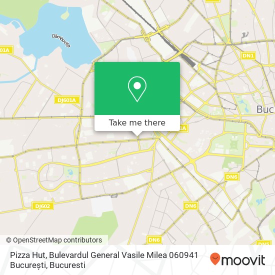 Pizza Hut, Bulevardul General Vasile Milea 060941 București map