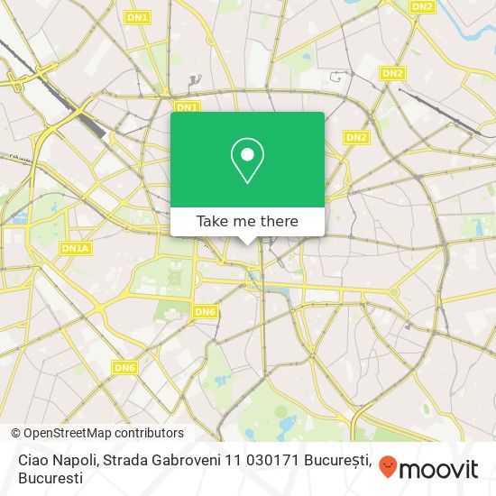 Ciao Napoli, Strada Gabroveni 11 030171 București map