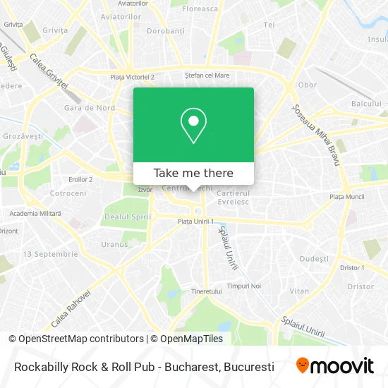 Rockabilly Rock & Roll Pub - Bucharest map