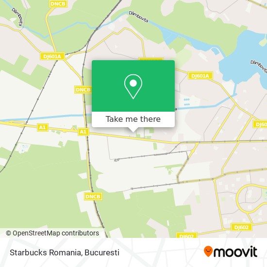 Starbucks Romania map