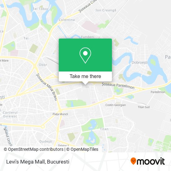 Levi's Mega Mall map