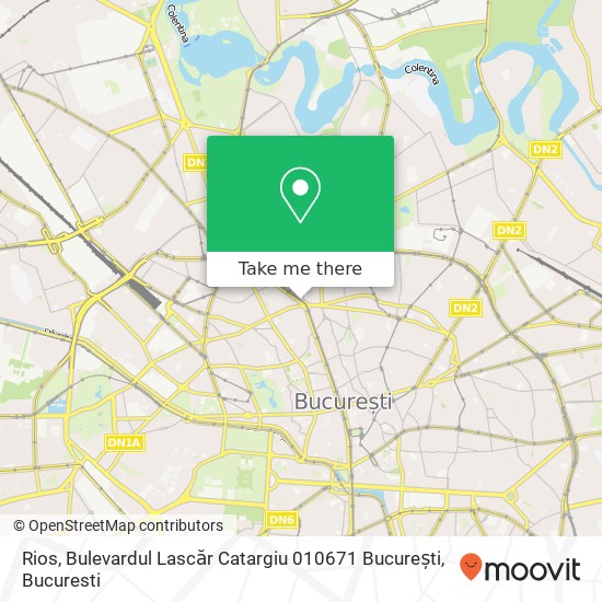 Rios, Bulevardul Lascăr Catargiu 010671 București map