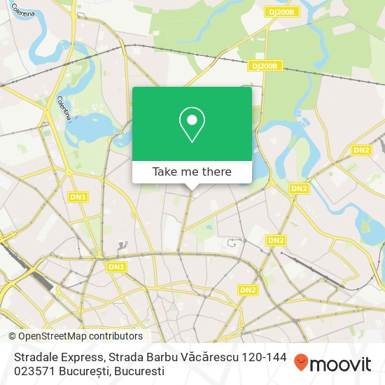 Stradale Express, Strada Barbu Văcărescu 120-144 023571 București map