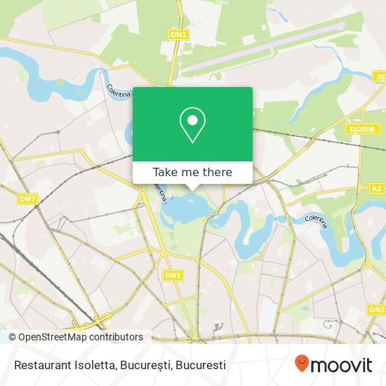 Restaurant Isoletta, București map