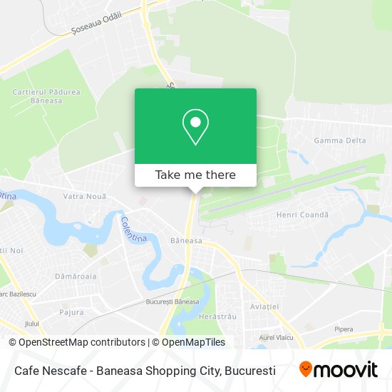 Cafe Nescafe - Baneasa Shopping City map