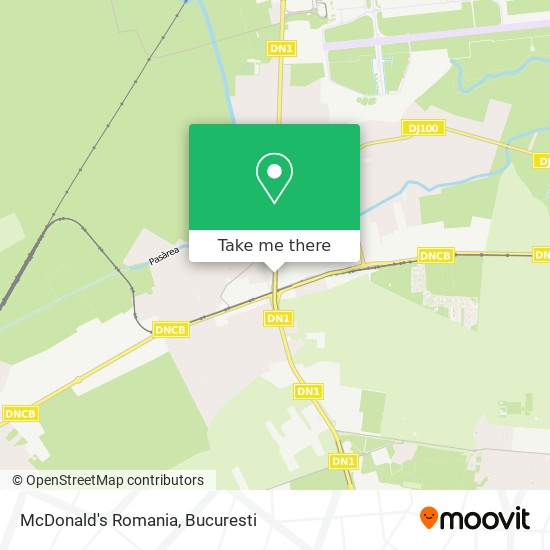 McDonald's Romania map