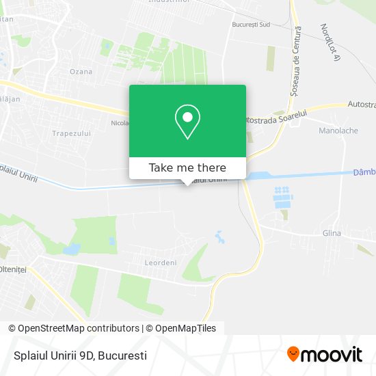 Splaiul Unirii 9D map