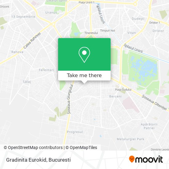 Gradinita Eurokid map