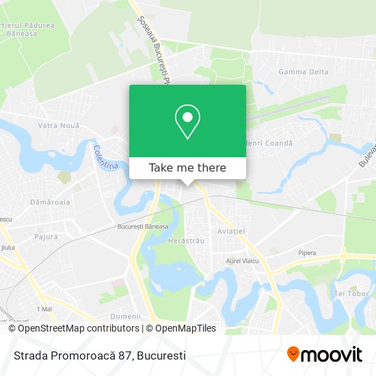 Strada Promoroacă 87 map