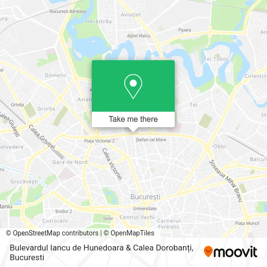 Bulevardul Iancu de Hunedoara & Calea Dorobanți map