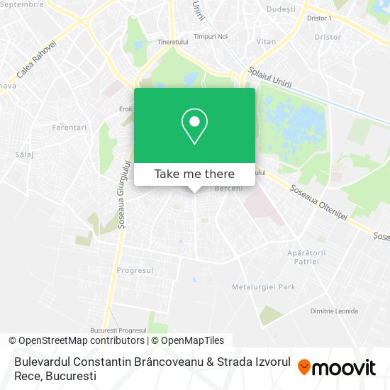 Bulevardul Constantin Brâncoveanu & Strada Izvorul Rece map