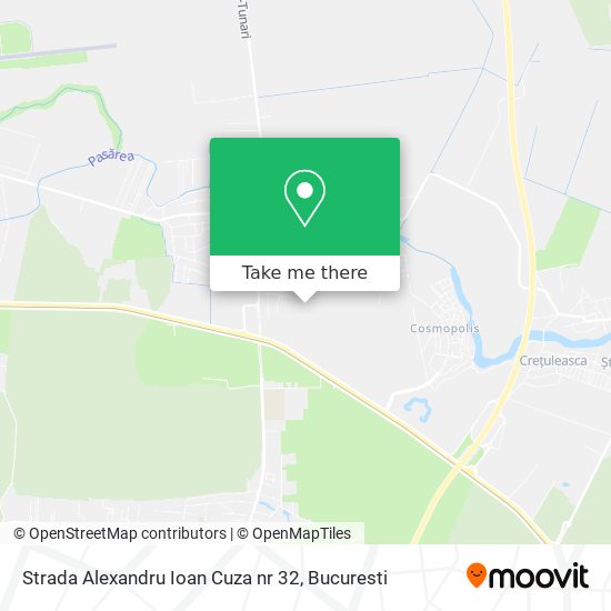 Strada Alexandru Ioan Cuza nr 32 map