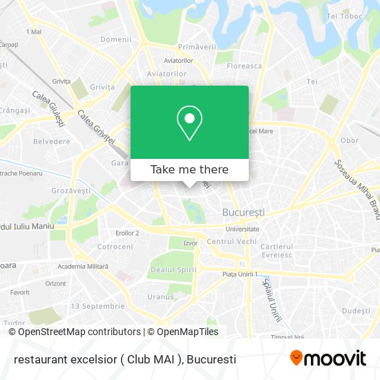 restaurant excelsior ( Club MAI ) map