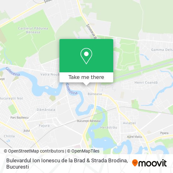 Bulevardul Ion Ionescu de la Brad & Strada Brodina map