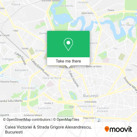 Calea Victoriei & Strada Grigore Alexandrescu map