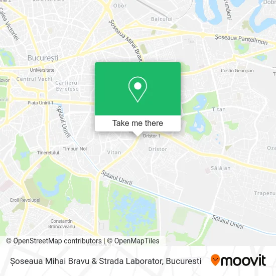 Șoseaua Mihai Bravu & Strada Laborator map