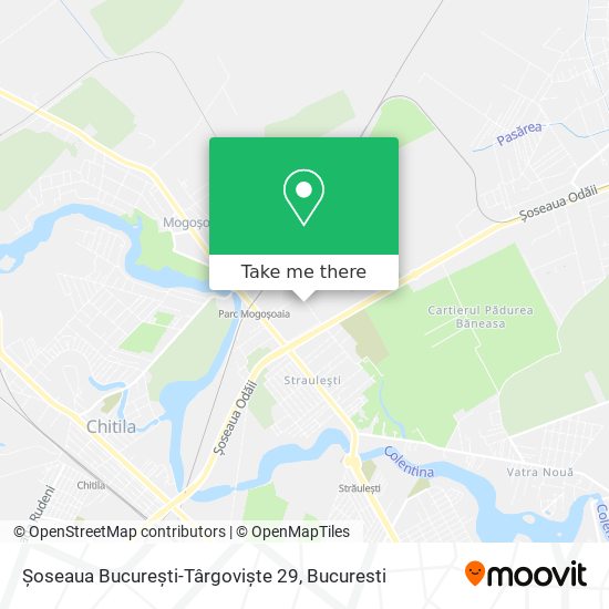 Șoseaua București-Târgoviște 29 map