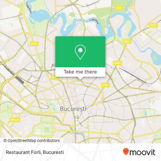 Restaurant Forli map