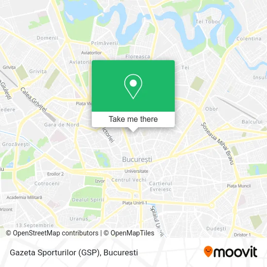 Gazeta Sporturilor (GSP) map