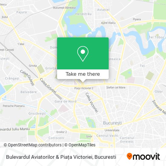 Bulevardul Aviatorilor & Piața Victoriei map