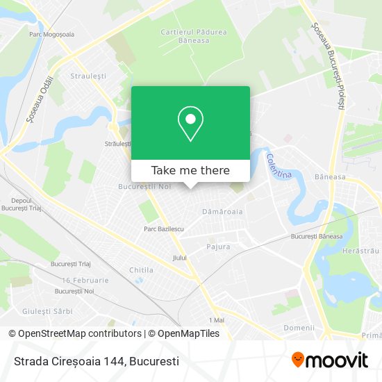 Strada Cireșoaia 144 map