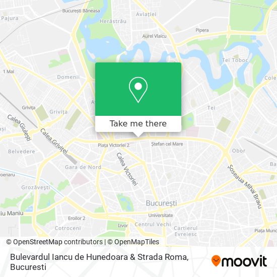 Bulevardul Iancu de Hunedoara & Strada Roma map