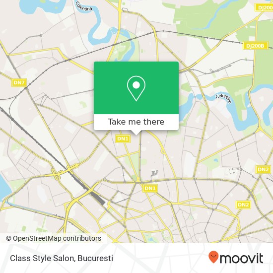 Class Style Salon map