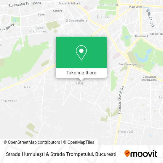 Strada Humulești & Strada Trompetului map