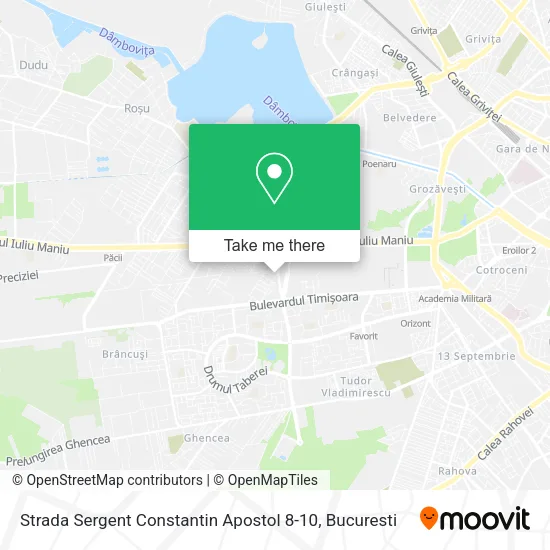 Strada Sergent Constantin Apostol 8-10 map
