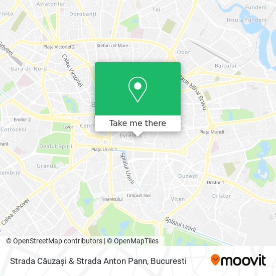Strada Căuzași & Strada Anton Pann map