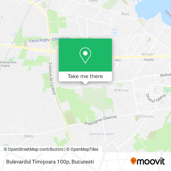 Bulevardul Timișoara 100p map
