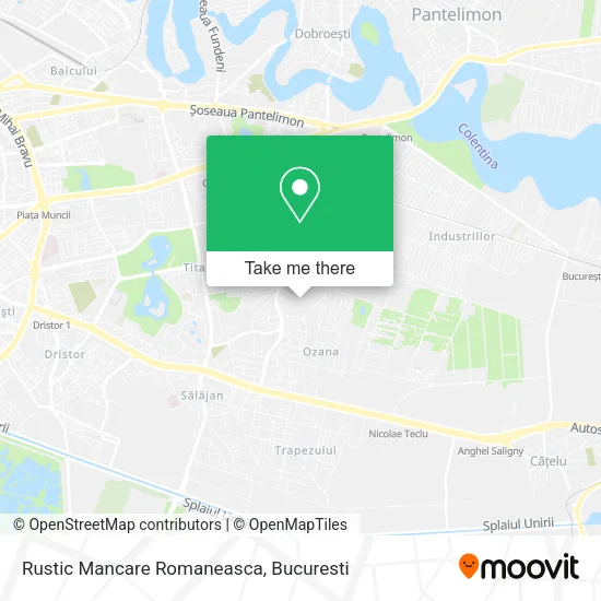 Rustic Mancare Romaneasca map