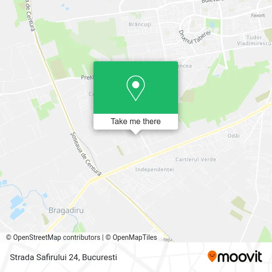 Strada Safirului 24 map