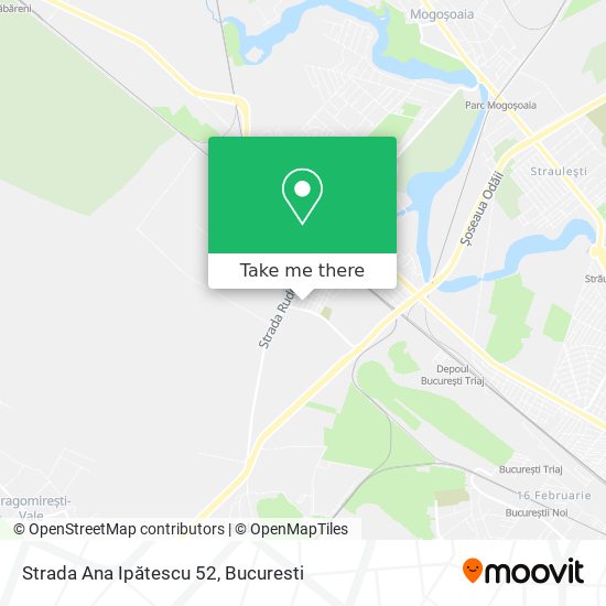 Strada Ana Ipătescu 52 map