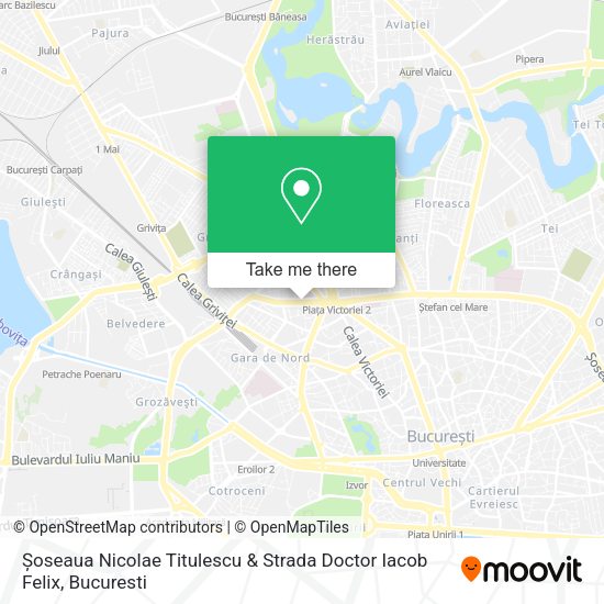 Șoseaua Nicolae Titulescu & Strada Doctor Iacob Felix map