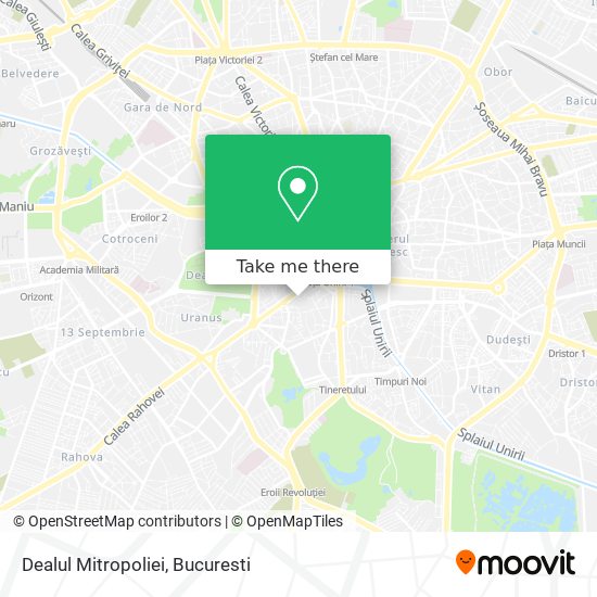 Dealul Mitropoliei map