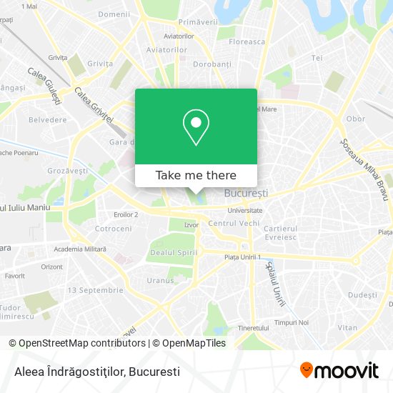 Aleea Îndrăgostiţilor map