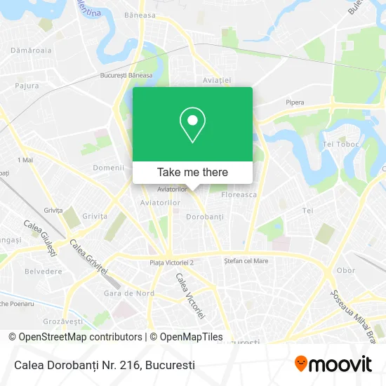 Calea Dorobanți Nr. 216 map
