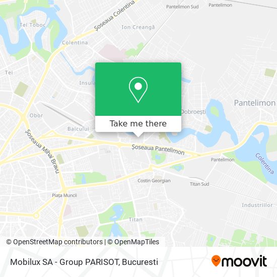 Mobilux SA - Group PARISOT map