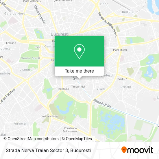 Strada Nerva Traian Sector 3 map