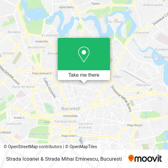 Strada Icoanei & Strada Mihai Eminescu map