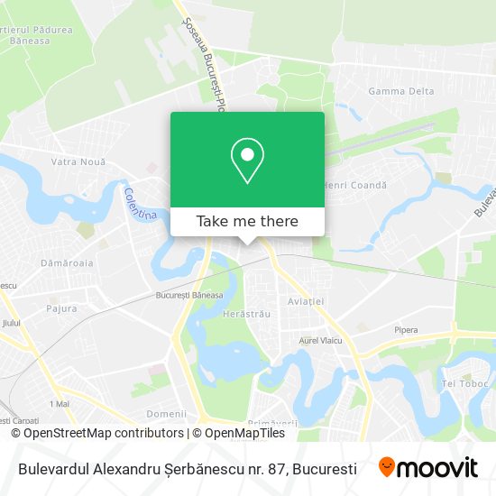 Bulevardul Alexandru Șerbănescu nr. 87 map