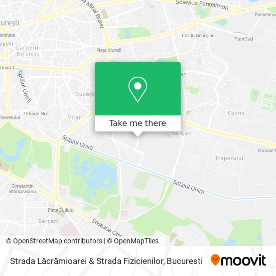 Strada Lăcrămioarei & Strada Fizicienilor map