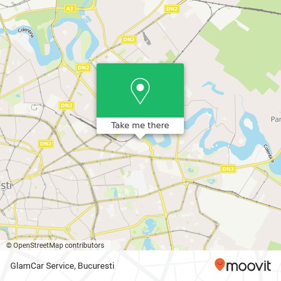 GlamCar Service map