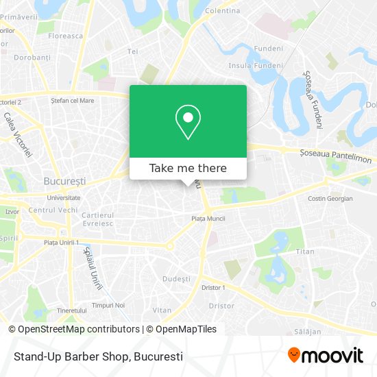 Stand-Up Barber Shop map